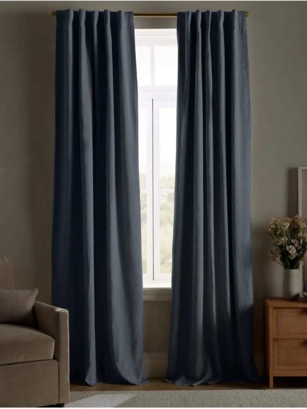 NWT QUINCE Set Of 2 48x96